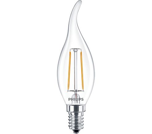 Philips LED E14 Candle Bulb | 2W (25W) | 2700K | Warm White