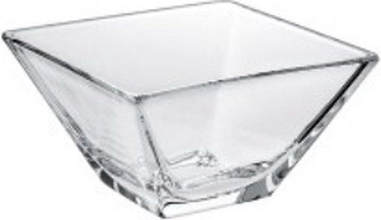 Coppens Borgonovo Schaaltje glas vierkant 14cm