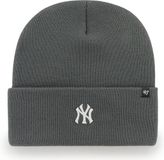 47 Brand MLB New York Yankees Base Runner Cuff Knit Beanie Charcoal Volwassenen One Size