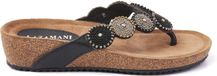 Lazamani Dames Slippers 75.455 Black - Maat 37