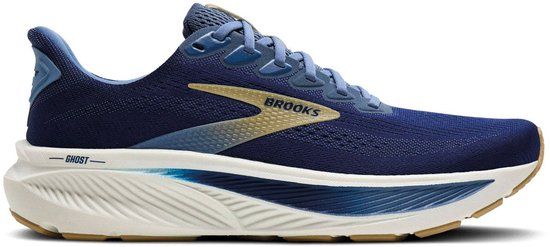 Brooks Ghost 17 Hardloopschoenen Heren - Donkerblauw - Wit - Maat 43