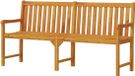 Banc de jardin sans marque Acacia - Banc d'extérieur - 180 cm - Marron