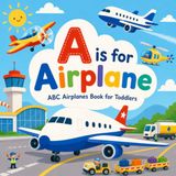 A is for Airplane - ABC Airplanes Book for Toddlers: An Alphabet Picture Book for Kids Ages 3-8