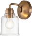 Kichler Aivian Wandlamp | E27 | 60W | Weathered Brass