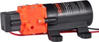 VEVOR Waterdrukpomp, 12 V Dc 1,2 Gpm (4,5 L/Min), 2-Kamer Zelfaanzuigende Membraanwaterpomp met 2 Slangklemmen, Maximale Druk 80 Psi, Stille Werking, voor Campers, Caravans, Boten En Tuinirrigatie