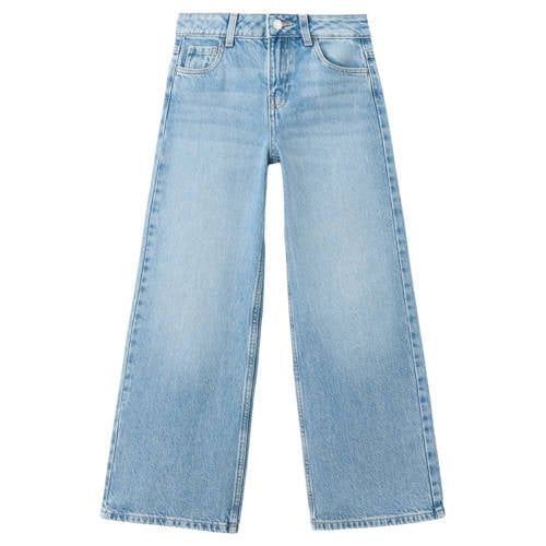 Mango Kids wide leg jeans - lichtblauw
