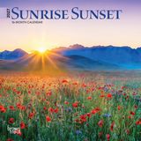 Sunrise Brown Trout Sunrise Sunset 2027 7 X 14 Inch (Hanging) Monthly Mini Wall Calendar