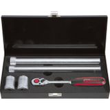 KS Tools 517.1140 3/8 koppelbougieset met schroefgereedschap, 5-delig