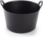 Plasticforte Flexibele Emmer/Kuip - Zwart - 4 Stuks - 15 Liter