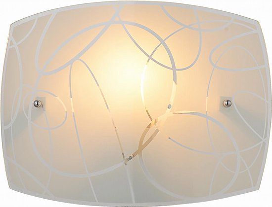 BES LED Trion Spirilo LED Wandlamp - E27 - 1-lichts - Vierkant - Mat Wit - Aluminium