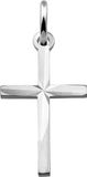 Lucardi Unisex Zilveren hanger kruis - Hanger - 925 Zilver - Zilverkleurig