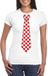 Bellatio Decorations Shoppartners Bv Wit t-shirt met Brabant stropdas dames - Carnaval shirts XXL