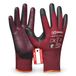 Gebol Multi Flex Touch Lady | maat XS (maat 6) | werkhandschoenen met touch-functie & noppen | nitril handschoenen met optimale vingervaardigheid en comfortabel om te dragen | voor dames | rood | 1