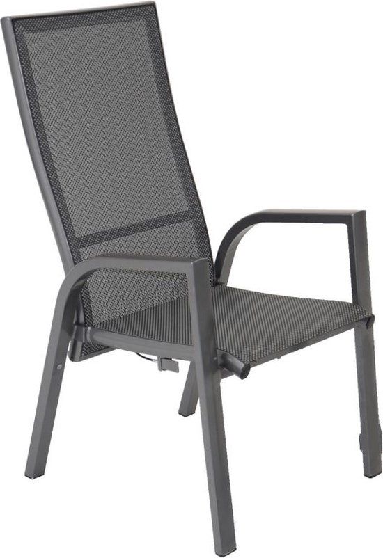 Lesli Living Mojito - Verstelbare tuinstoel - Grijs