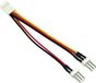 InLine 33433 ventilator-adapterkabel, 3-polige Molex aansluiting naar 2x 3-polige Molex stekker