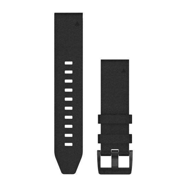 Garmin QuickFit - Band - 22mm - Leer - Zwart