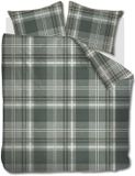 Riviera Maison Rivièra Maison Tartan Check dekbedovertrek - Lits-Jumeaux XL - 260 x 200/220 cm - Groen
