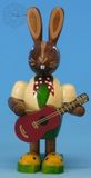 Paashaas jongen met gitaar