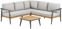 House Nordic Hoekloungeset Comillas - Antraciet/Grijs