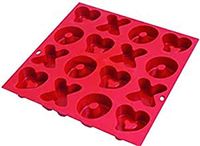 De Buyer zeef, silicone, grijs, 21,2 x 21 x 2,6 cm