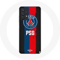 Samsung Galaxy A32 5G Paris Saint Germain PSG Logo blauw rood zwart achtergrond Maniacase