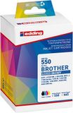 Edding EDD-477 Inktcartridge Compatibel Zwart, Cyaan, Magenta, Geel (4 stuks)