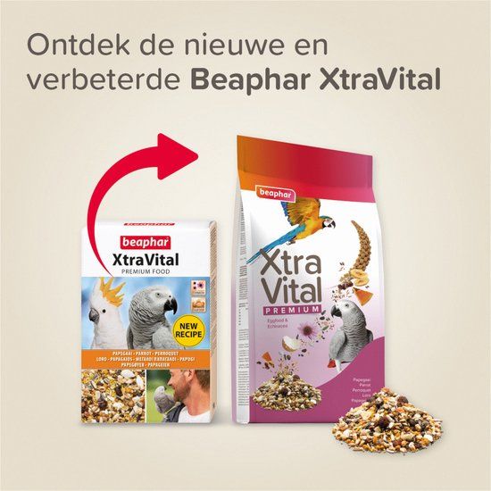 Beaphar Xtra Vital Papegaaienvoer - 1 kg