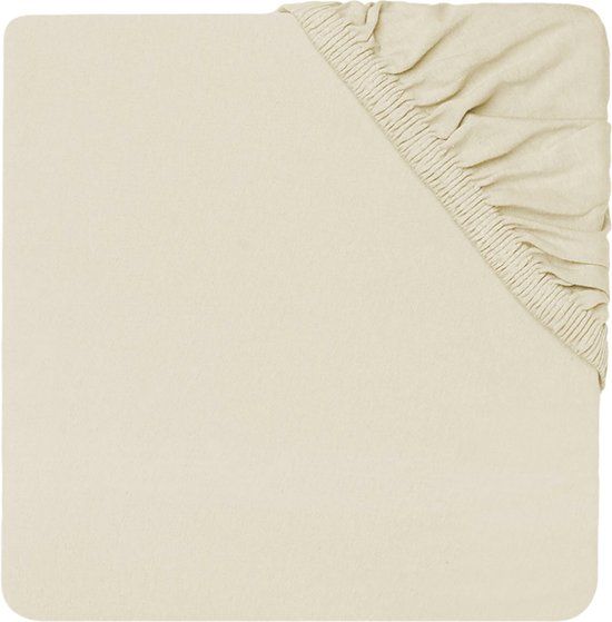 Jollein Baby Hoeslaken Jersey - Ivory - 70x140/75x150cm
