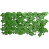 Maison Exclusive - Pare-vue de balcon avec feuilles vert 300x100 cm