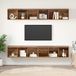 Maison Exclusive Ensemble de meubles TV exclusif - 4 pièces, dimensions : 37 x 37 x 107 cm, en bois de récupération