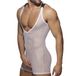 Addicted Combinaison Singlet MESH WRESTLING SUIT Blanc