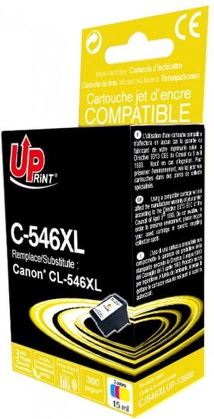 T3AZUR CJ546XLUP Inktcartridge Compatibel Zwart, Cyaan, Magenta, Geel