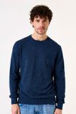 GARCIA Heren Effen Trui Blauw Lange mouw
