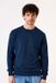 GARCIA Heren Effen Trui Blauw Lange mouw