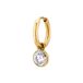 Brosway Gold-Plated Single Earring With Zircon 2in1 Chakra Bhke128