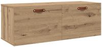 vidaXL Wandkast 100 x 36,5 x 35 cm bewerkt hout artisan eiken