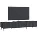vidaXL Meuble TV avec tiroir Noir 147 x 34,5 x 32 cm Bois d'ingénierie