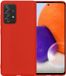 LUQ Hoesje Samsung Galaxy A72 - Siliconen - Rood