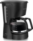 Emerio Compact Koffiezetapparaat met Glazen Kan - 5 Kopjes per Keer - 0,6L Filterkoffie - 600W - CME-116801 Zwart