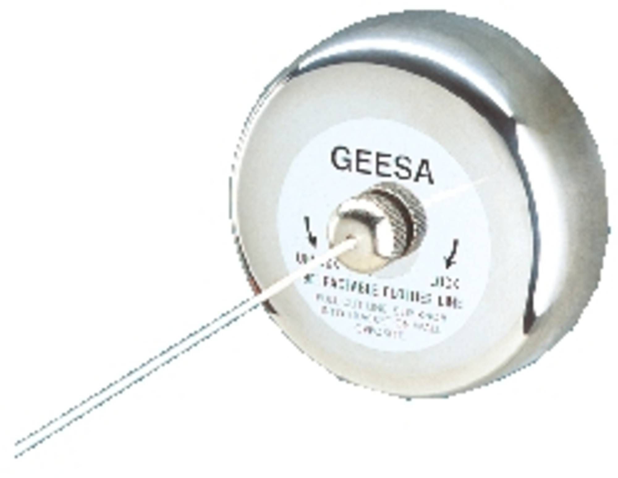 Geesa Serie 100 waslijntje 235 cm. Chroom