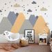 Ambiance Sticker Muursticker voor kinderen – decoratie babykamer – sticker reuze-muursticker JIKA – 70 x 105 cm