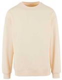 Build Your Brand Raglan Crewneck White Sand maat 3XL