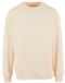 Build Your Brand Raglan Crewneck White Sand maat 3XL