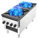 Horeca Professioneel Gasfornuis - 2-pits met Onderkast - RVS - 52 kW