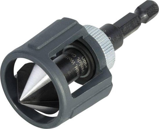 Wolfcraft Verzinkboor met verstelbare dieptestop zeshoekig