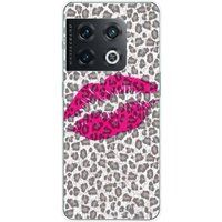 1001 coques OnePlus Bedrukt siliconen hoesje compatibel met OnePlus 10 Pro 5G baiser leopard