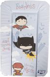 Tataway DC Comics Justice League commode, matras, zacht aankleedkussen voor jongens en meisjes met afbeeldingen van Superman, Batman en Flash, afmetingen 73x48,5x3 cm