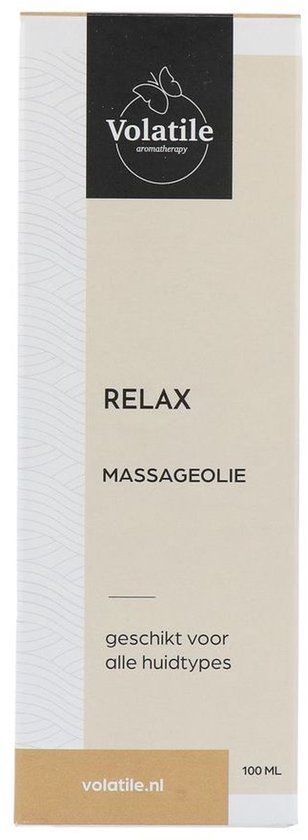 Volatile Massageolie relax glas met pomp 100 Milliliter