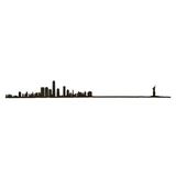 The Line New York 50 cm zwart