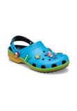 Crocs Sabots 'Super Mario' azur / jaune / vert clair / rouge